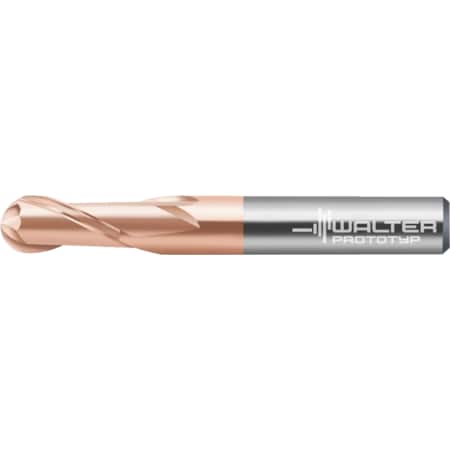 Walter Metric Solid carbide ball-nose copy milling cutters, MC482-04.0A2B-WB1 MC482-04.0A2B-WB10TG